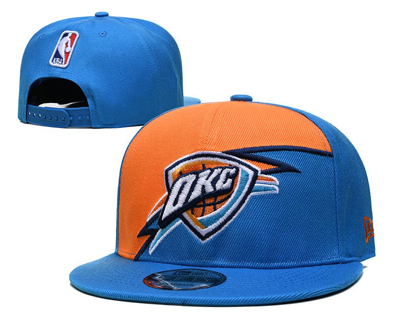 2021 NBA Oklahoma City Thunder Hat GSMY926